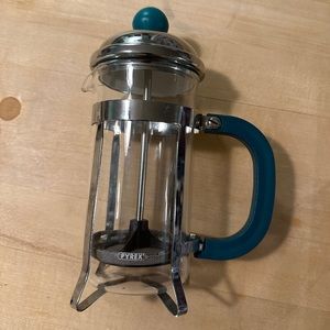 Vintage Pyrex Mini Single Serve French Press